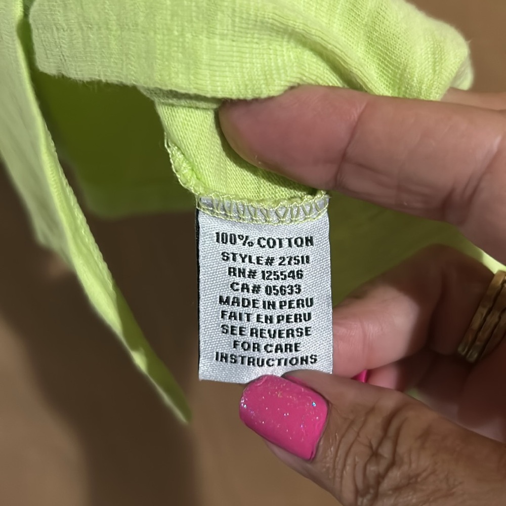 Habitat Bright Green Cowl Neck Tank Top - Picture 6 of 6